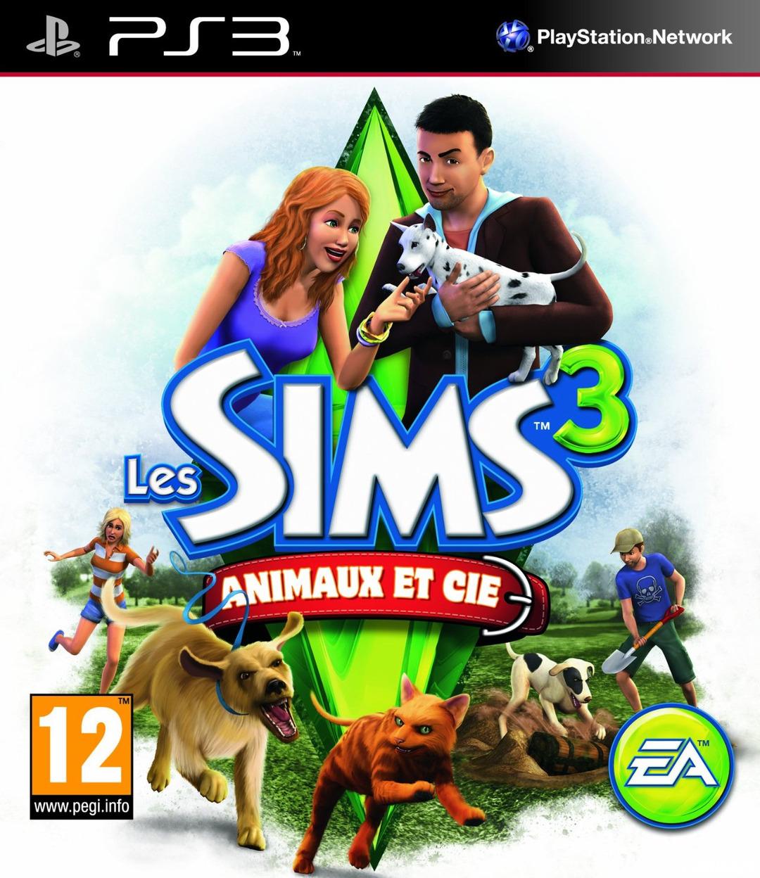 cover Les Sims 3 : Animaux et Compagnie ps3