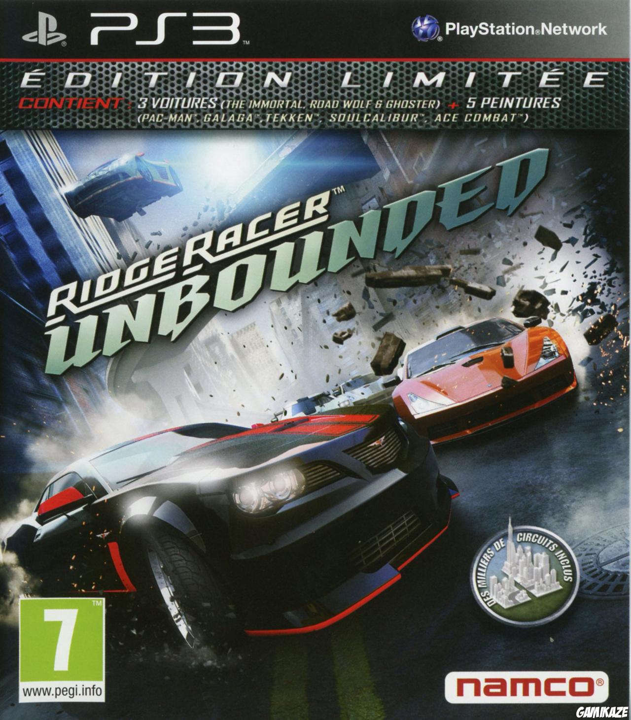 cover Ridge Racer Unbounded ps3