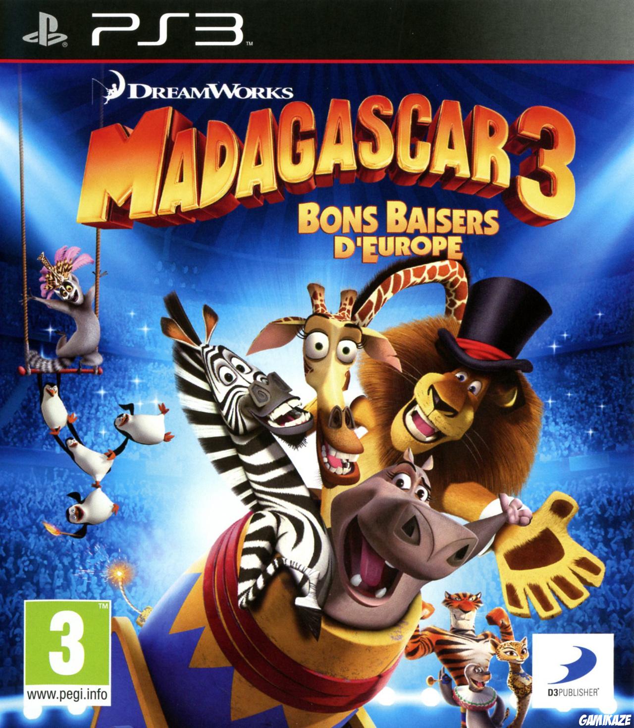 cover Madagascar 3 : Bons Baisers d'Europe ps3