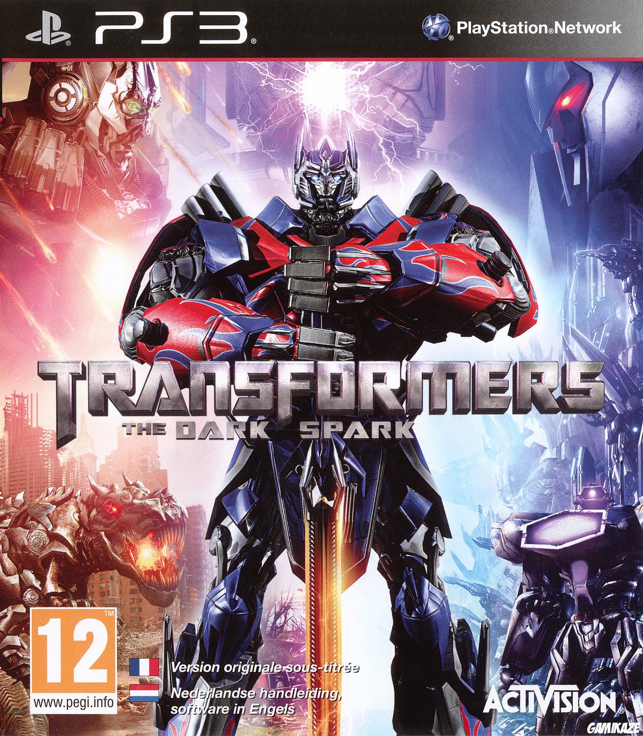 cover Transformers : Rise of the Dark Spark ps3