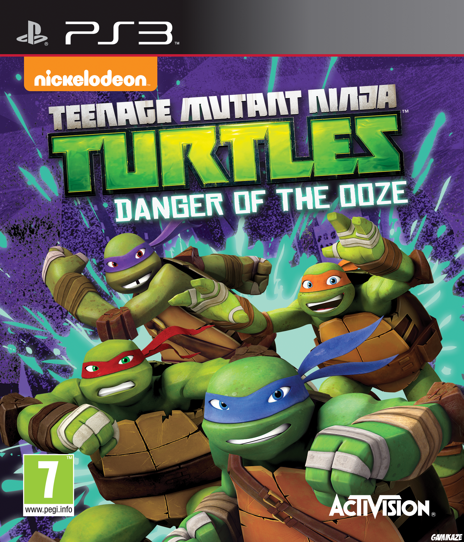 cover Teenage Mutant Ninja Turtles : Danger of the Ooze ps3