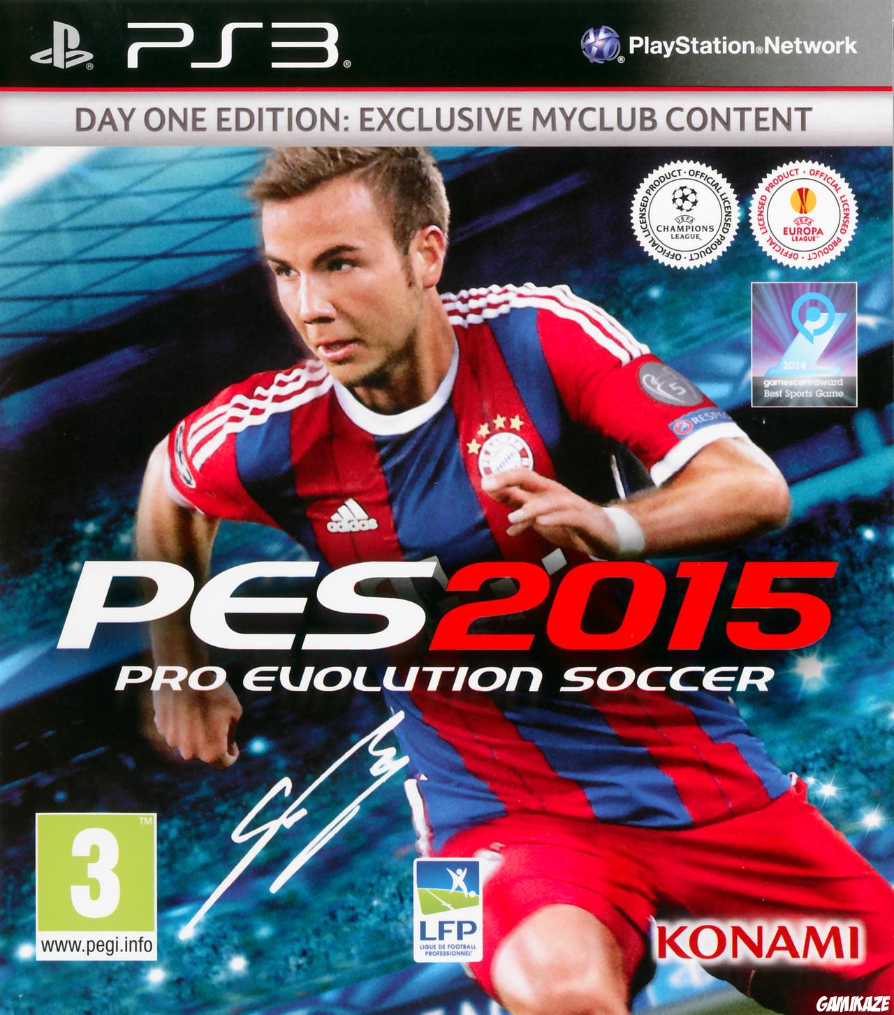 cover Pro Evolution Soccer 2015 ps3