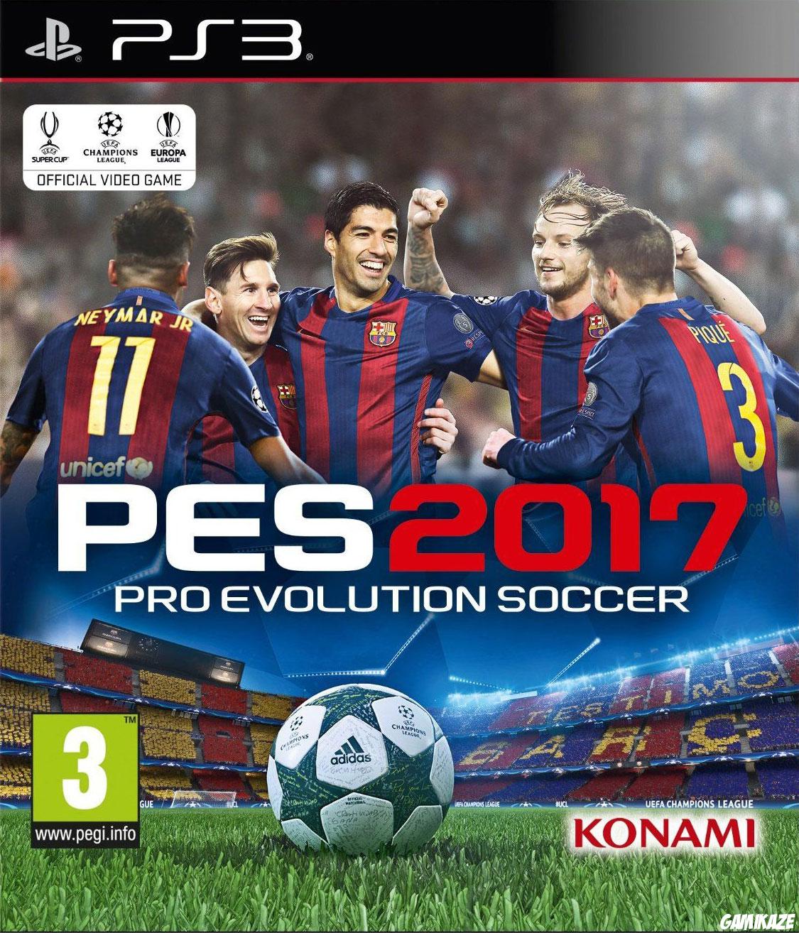 cover Pro Evolution Soccer 2017 ps3