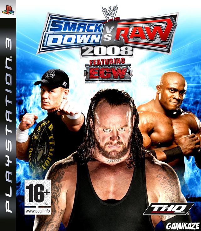 cover WWE Smackdown vs Raw 2008 ps3