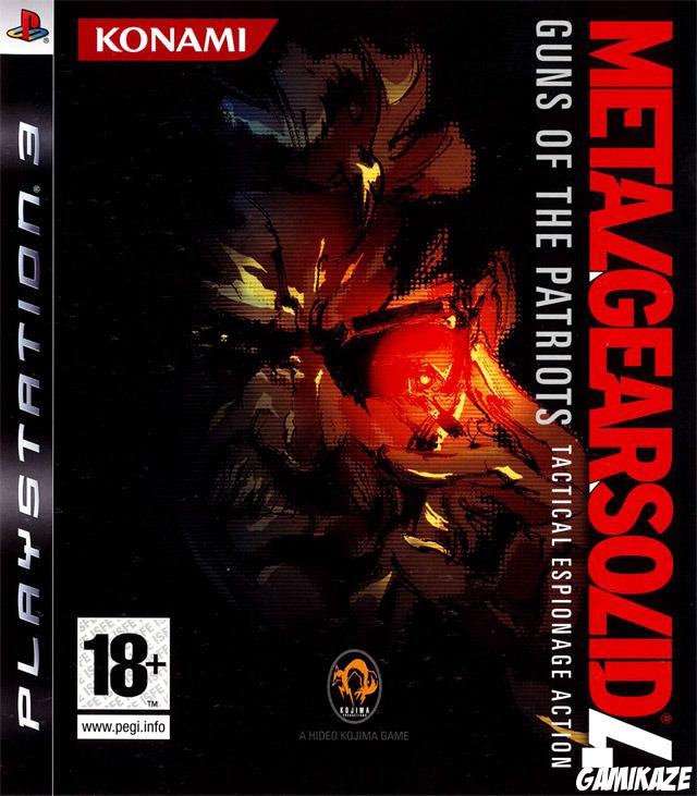 cover Metal Gear Solid 4 : Guns of the Patriots ps3