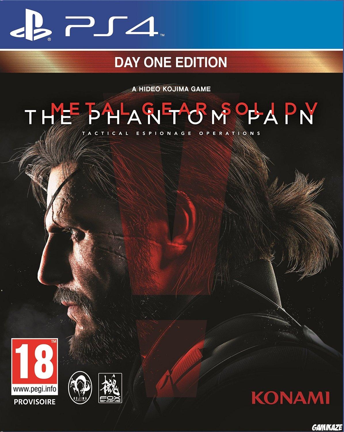 cover Metal Gear Solid V : The Phantom Pain ps4