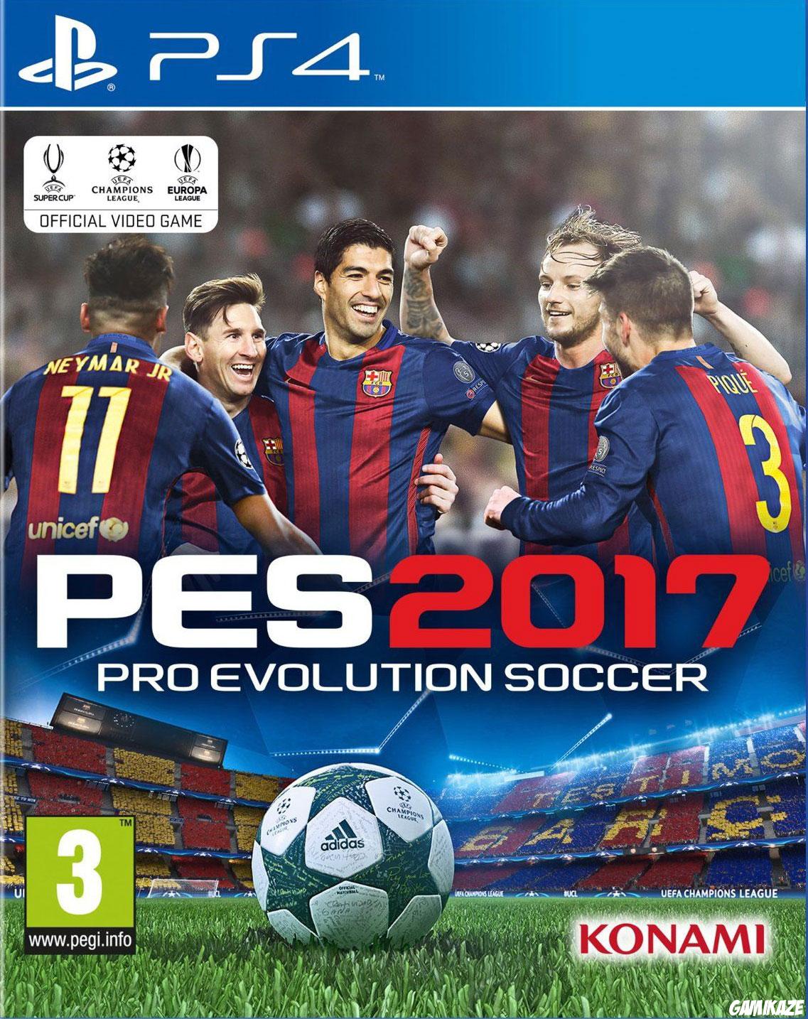 cover Pro Evolution Soccer 2017 ps4