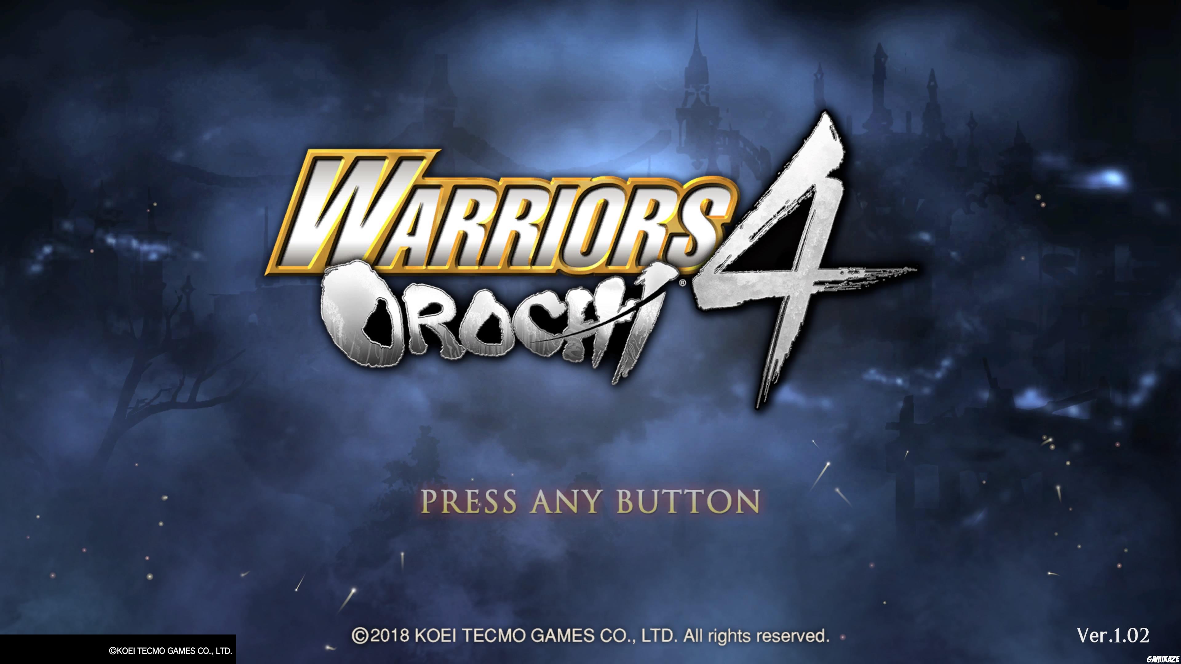 Warriors Orochi 4