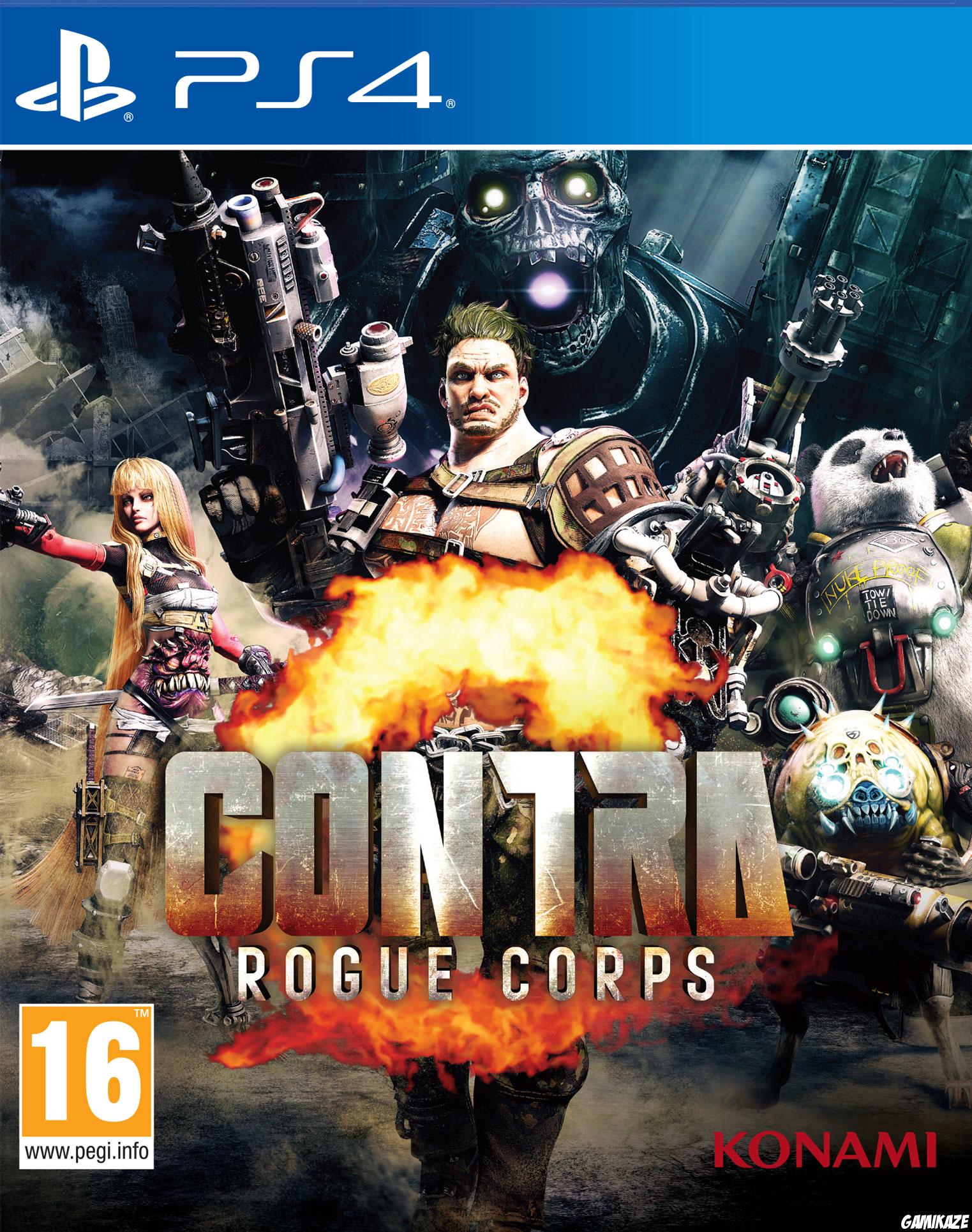 cover Contra Rogue Corps ps4