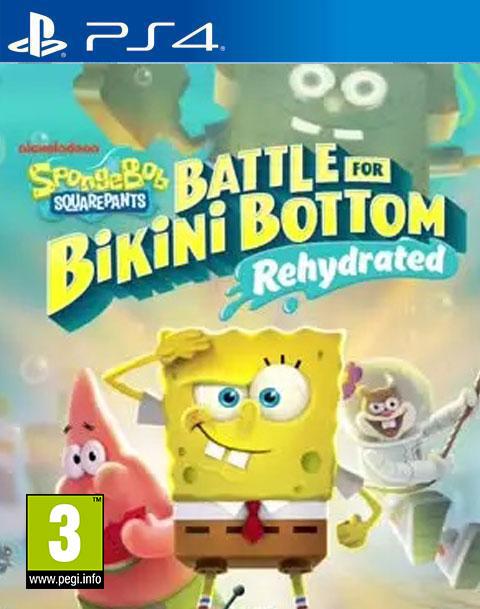 cover Bob l'Eponge : Bataille pour Bikini Bottom : Réhydraté ps4