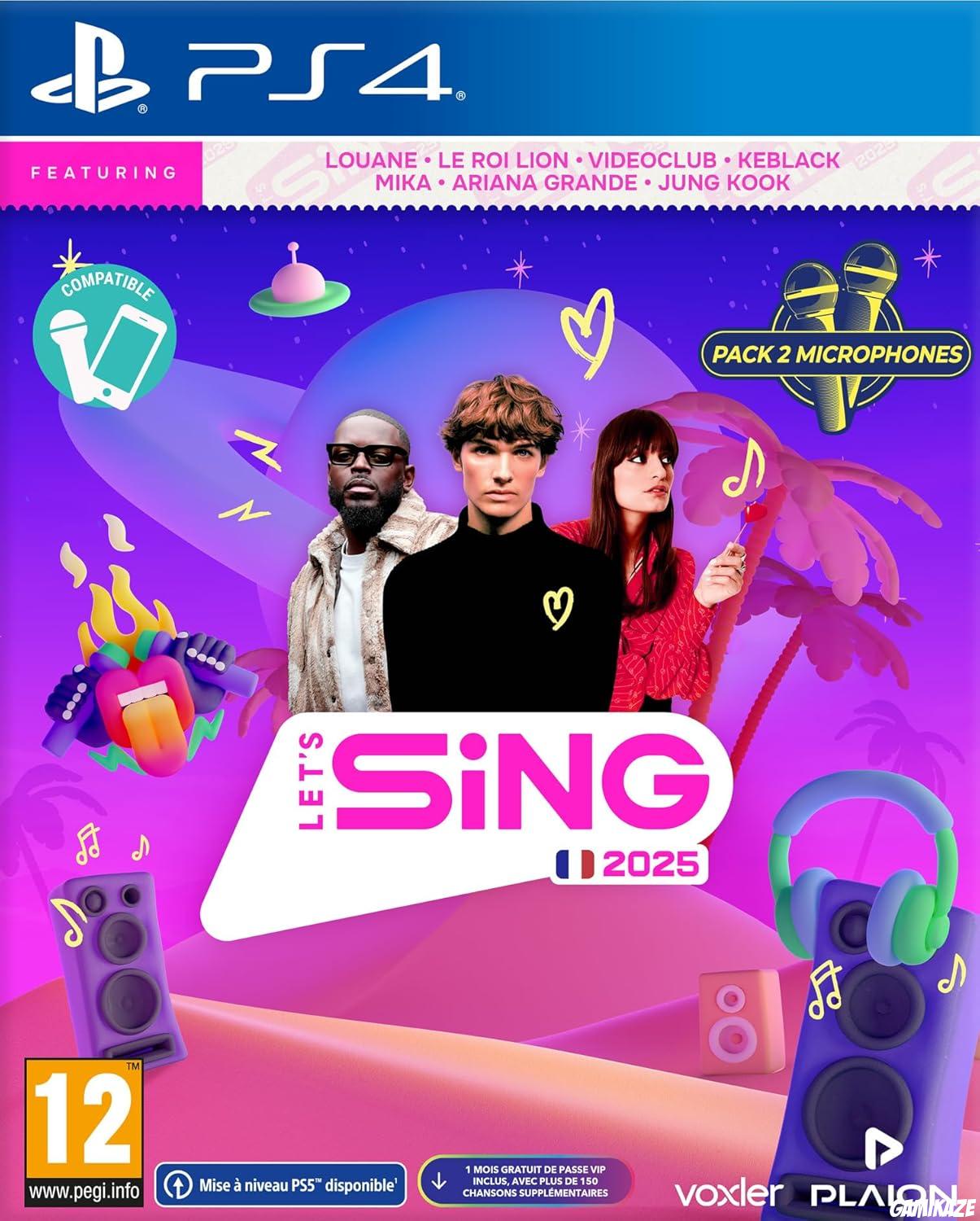 game type Rythme et musique Let's Sing 2025