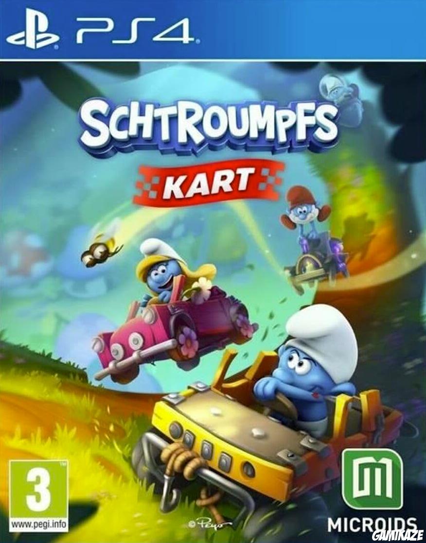 game type Course Schtroumpfs Kart