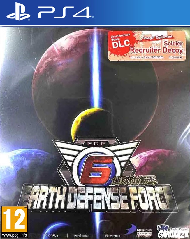 cover Earth Defense Force 6 ps4
