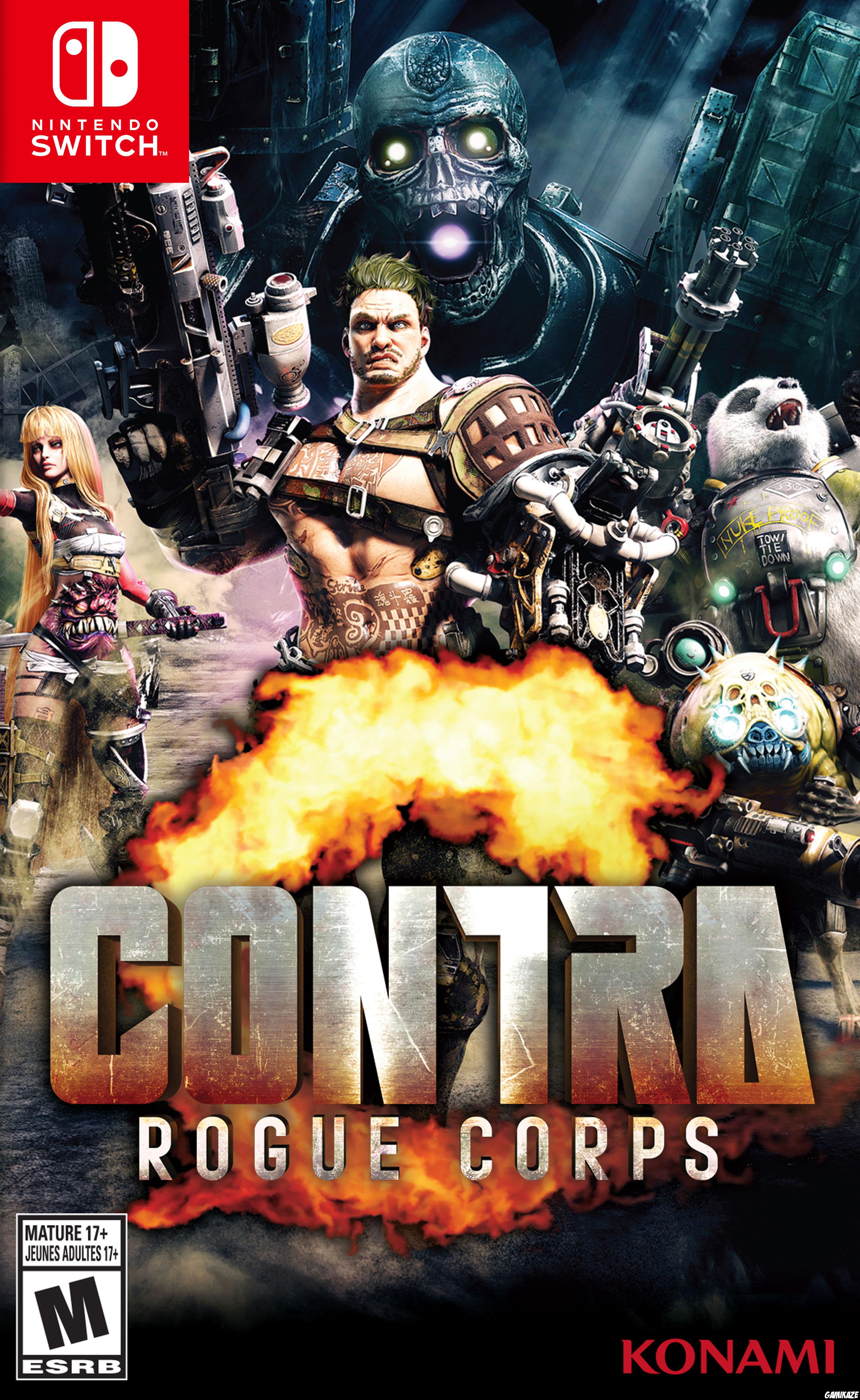 cover Contra Rogue Corps switch