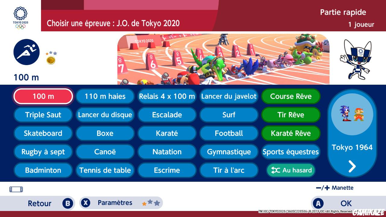 Mario & Sonic aux Jeux Olympiques de Tokyo 2020