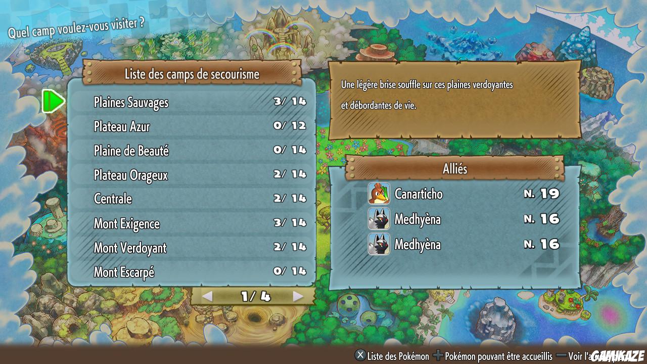 Pokémon Donjon Mystère : Équipe de Secours DX