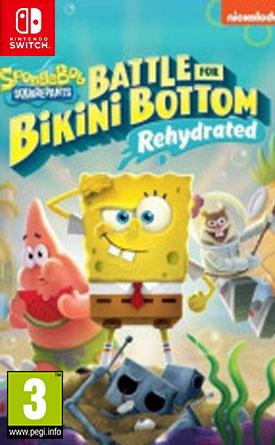 cover Bob l'Eponge : Bataille pour Bikini Bottom : Réhydraté switch