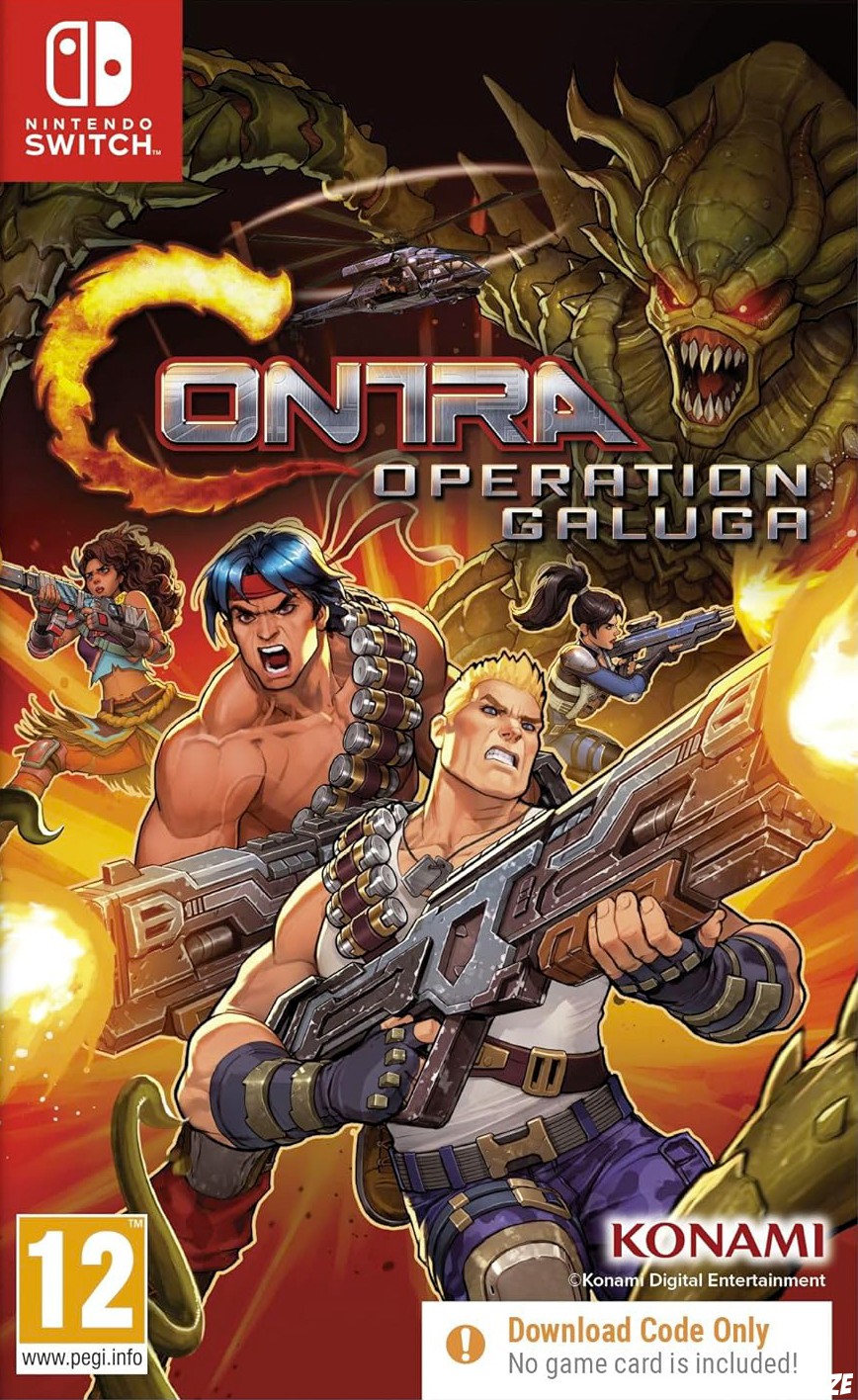 cover Contra : Operation Galuga switch