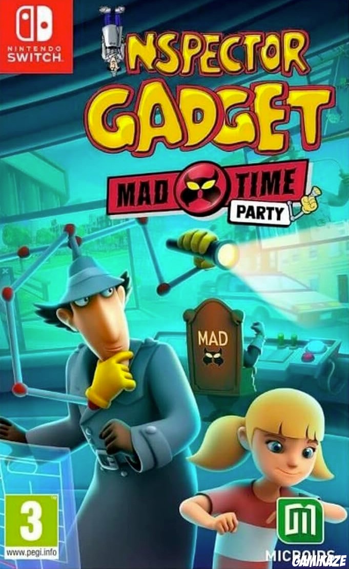 cover Inspecteur Gadget - Mad Time Party switch