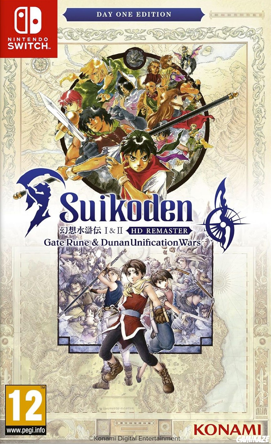 cover Suikoden I & II HD Remaster : Gate Rune and Dunan Unification Wars switch