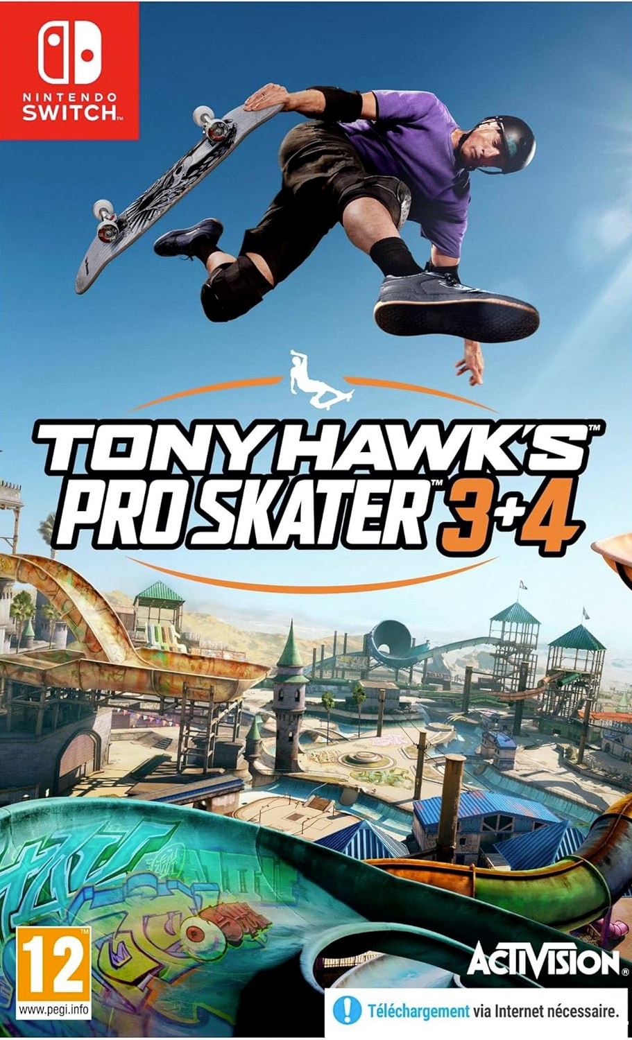 cover Tony Hawk's Pro Skater 3 + 4 switch