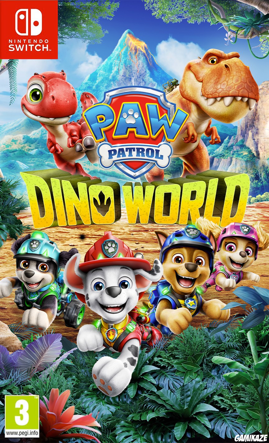 cover PAW Patrol, la Pat'Patrouille : Mission Dino switch