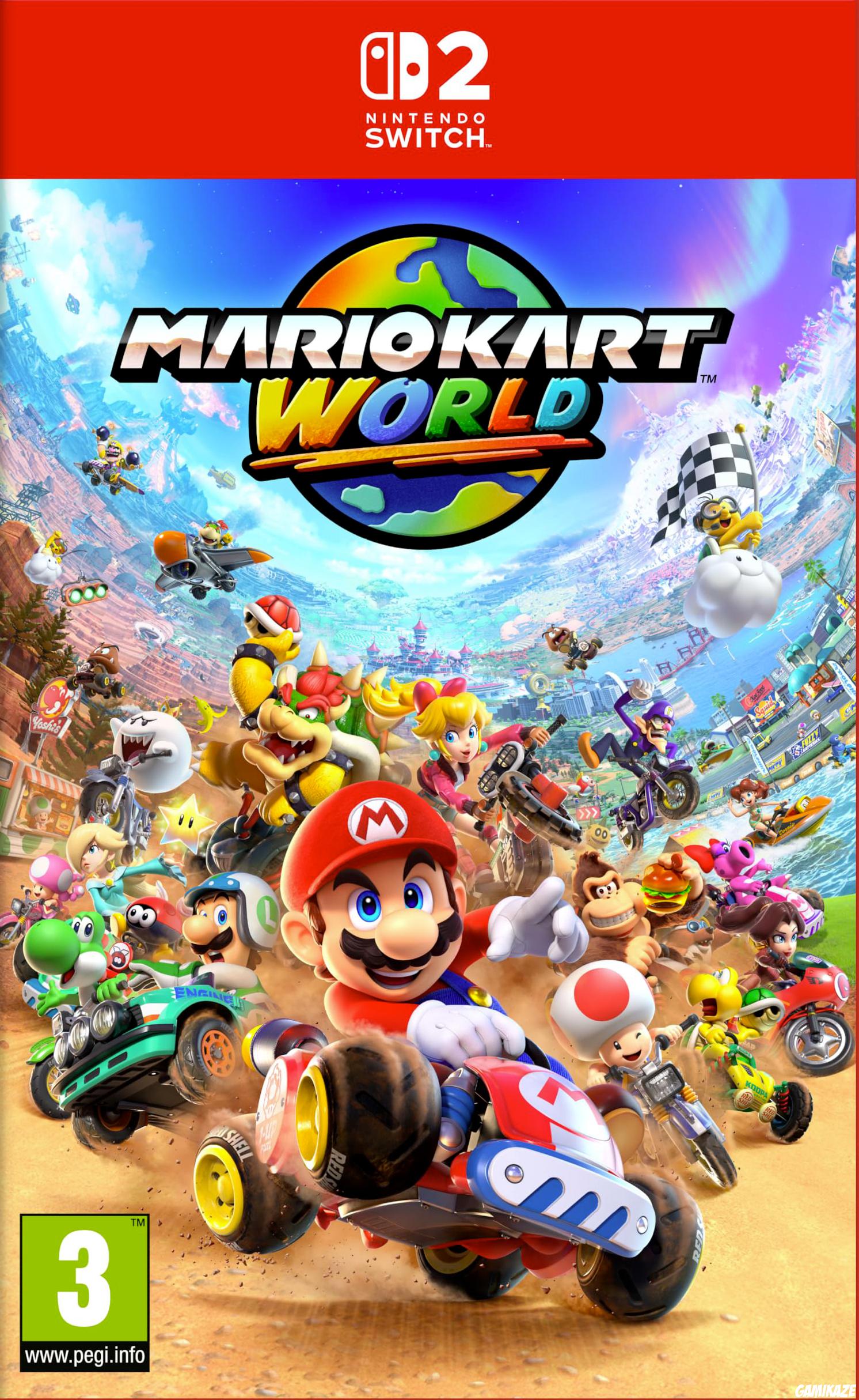 cover Mario Kart World switch2