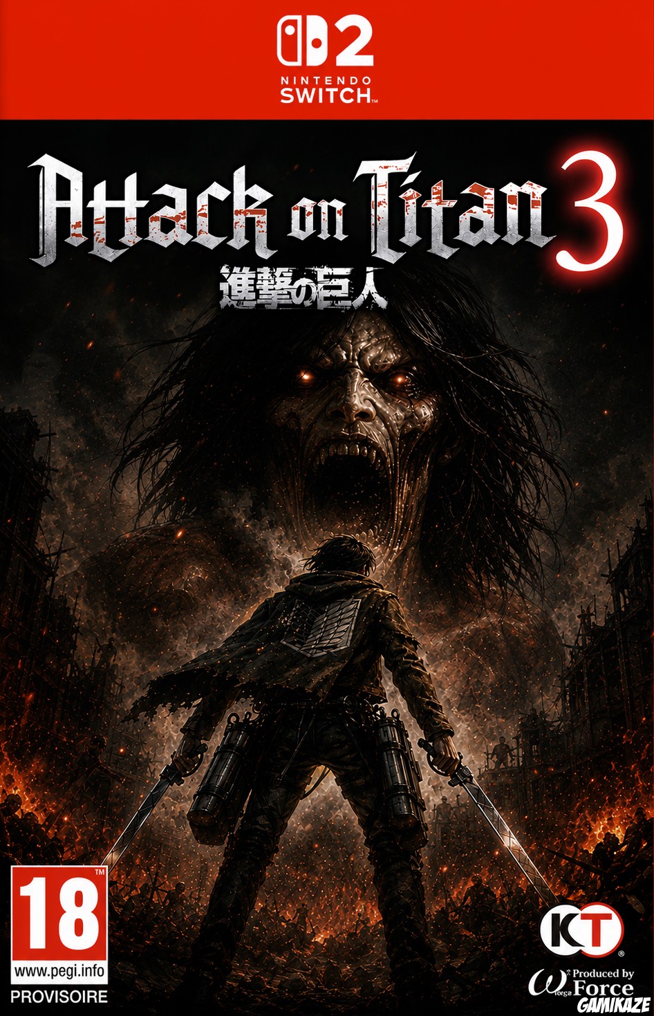 cover Attack on Titan 3 : Begin – for the Farewell switch2
