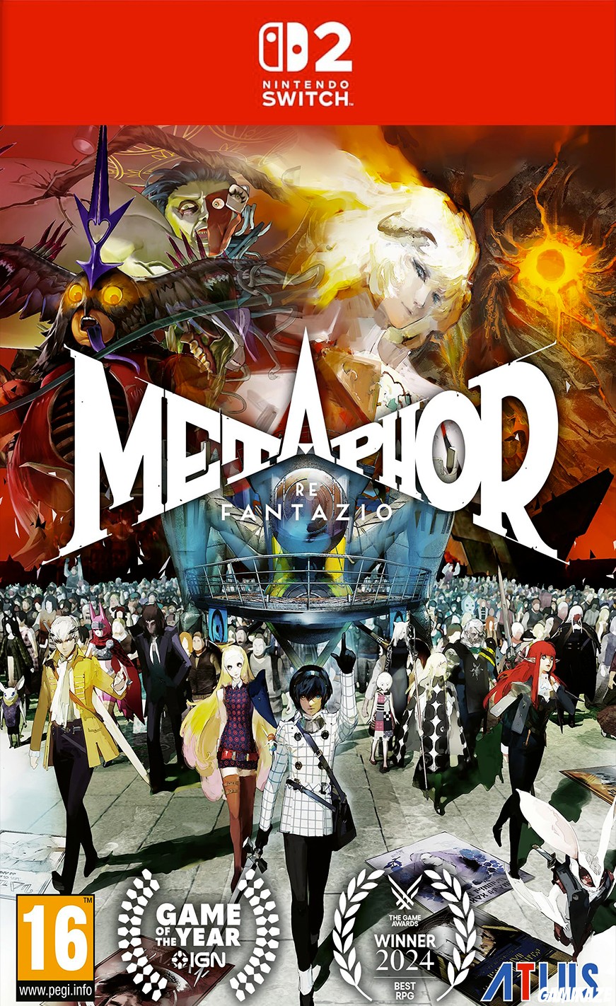 cover Metaphor : ReFantazio switch2