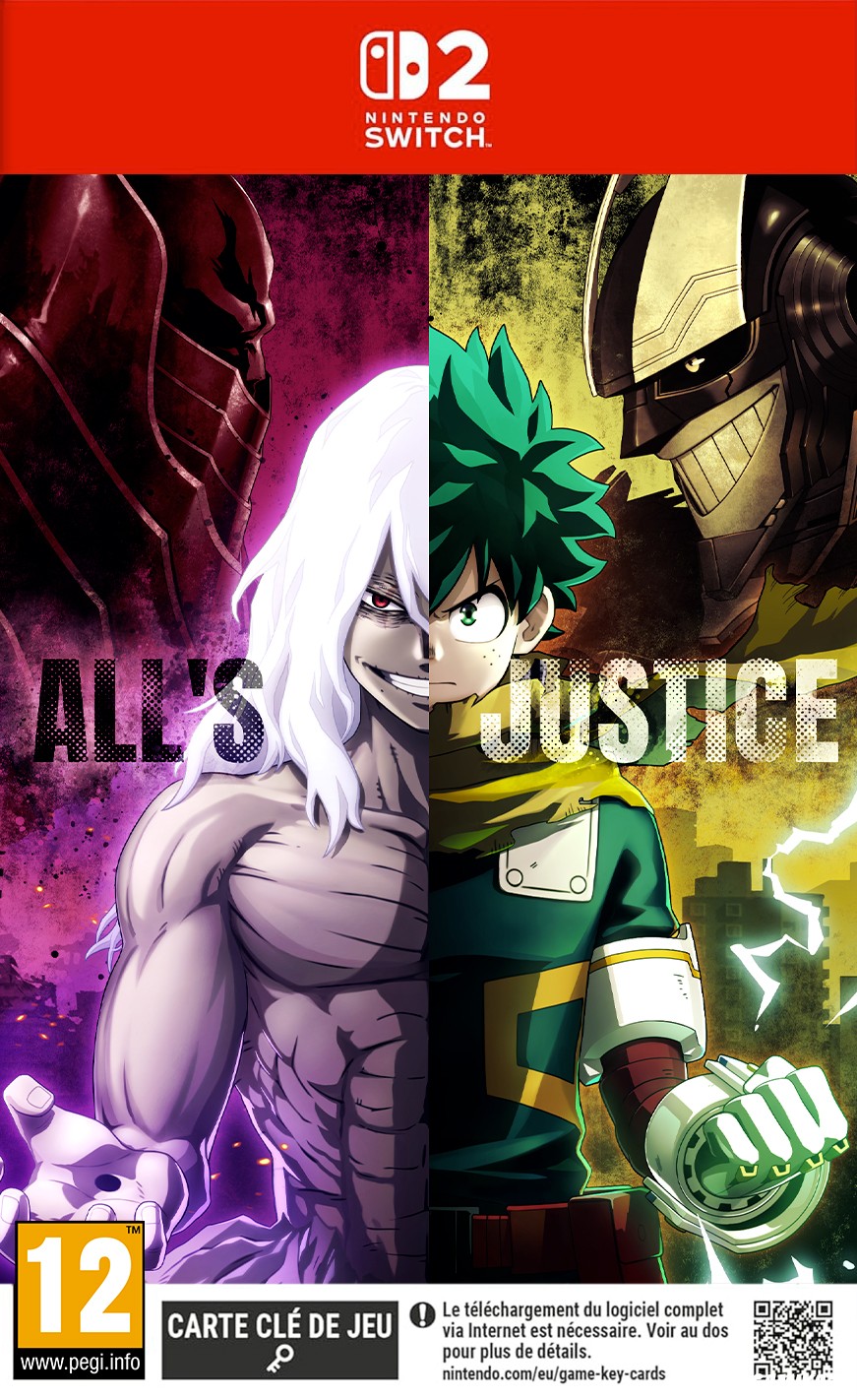 cover My Hero Academia : All's Justice switch2