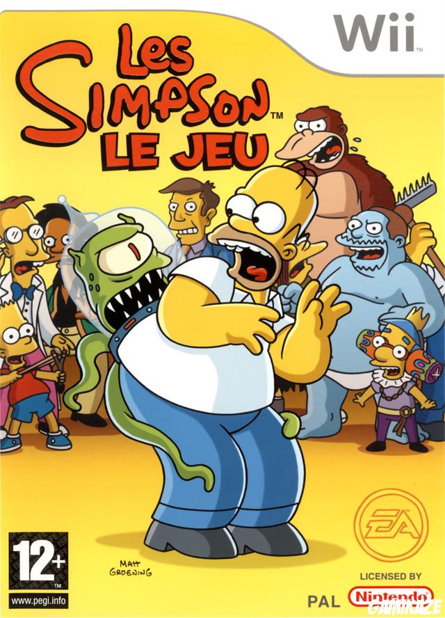 cover Les Simpson : Le Jeu wii
