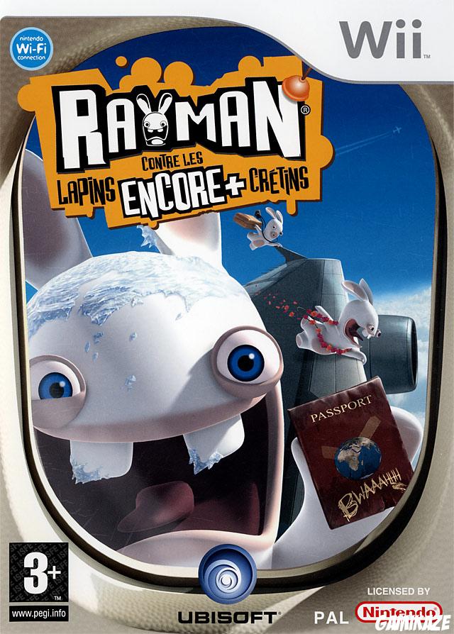 cover Rayman contre les Lapins encore plus Crétins wii