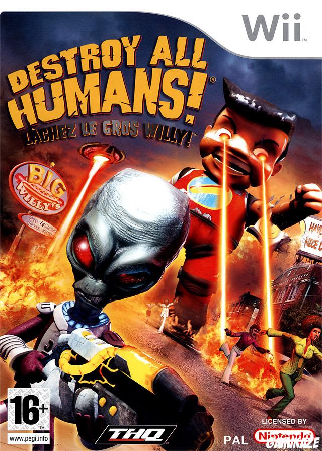 cover Destroy All Humans ! Lachez Le Gros Willy ! wii