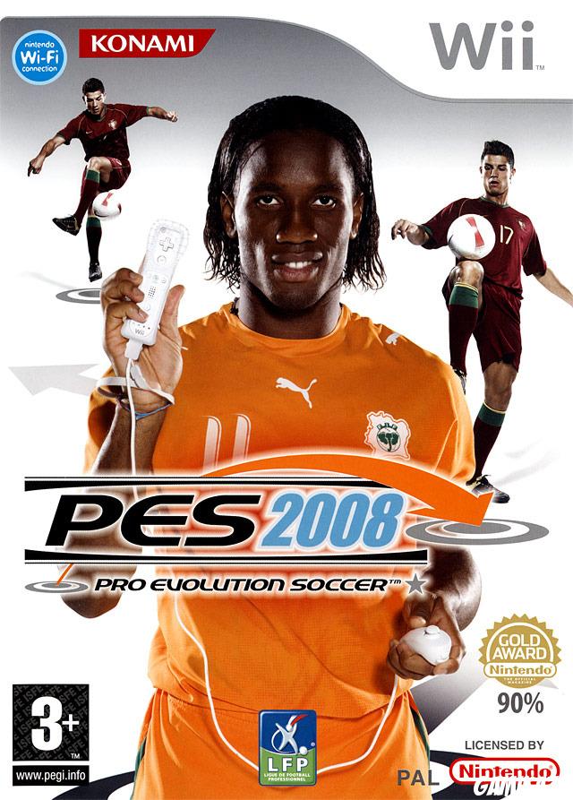 cover Pro Evolution Soccer 2008 wii