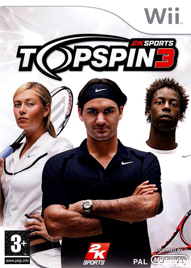cover Top Spin 3 wii
