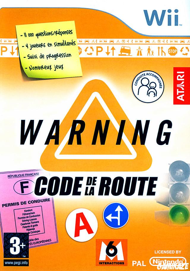 cover Warning : Code de la Route wii