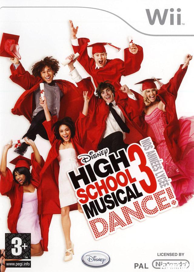 cover High School Musical 3 Dance ! Nos Années Lycée wii