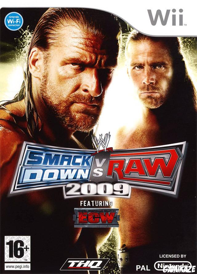 cover WWE Smackdown vs Raw 2009 wii