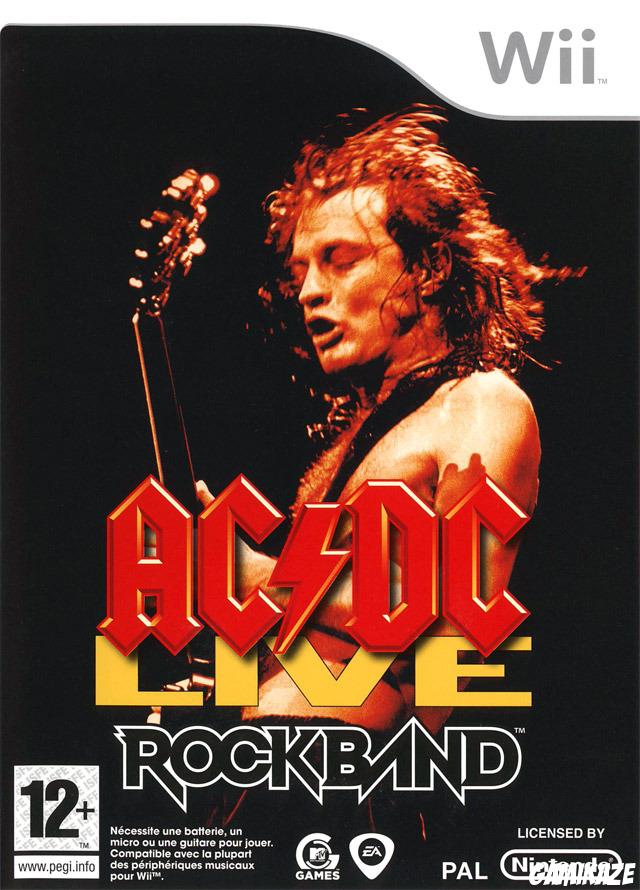 cover AC/DC Live : Rock Band Track Pack wii