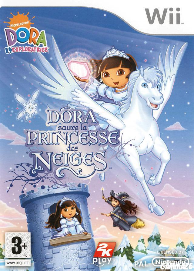 cover Dora Sauve la Princesse des Neiges wii