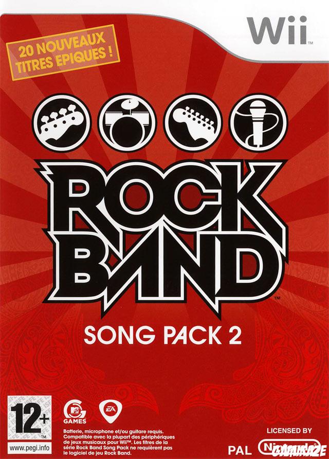 cover Rock Band Song Pack 2 wii