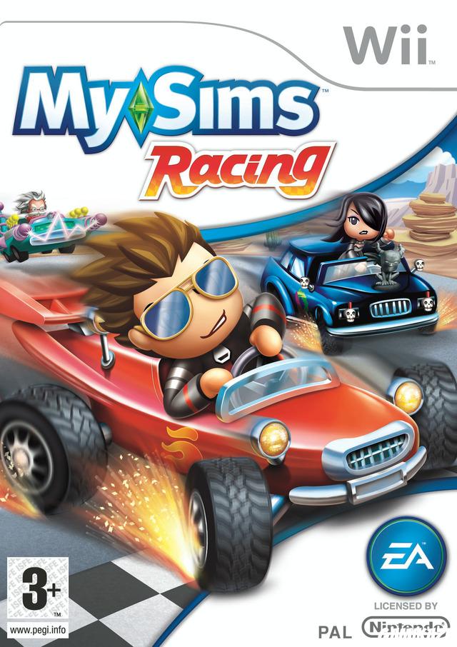 cover MySims Racing wii