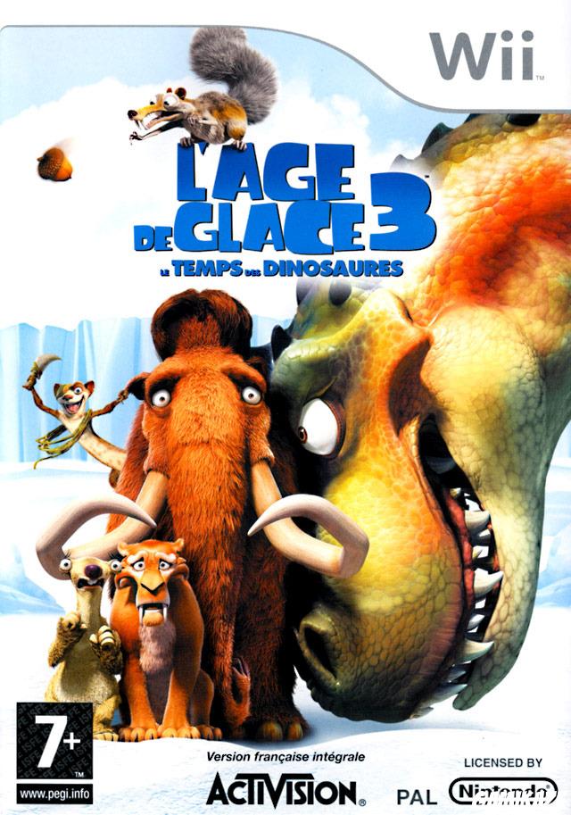 cover l'Age de Glace 3 wii