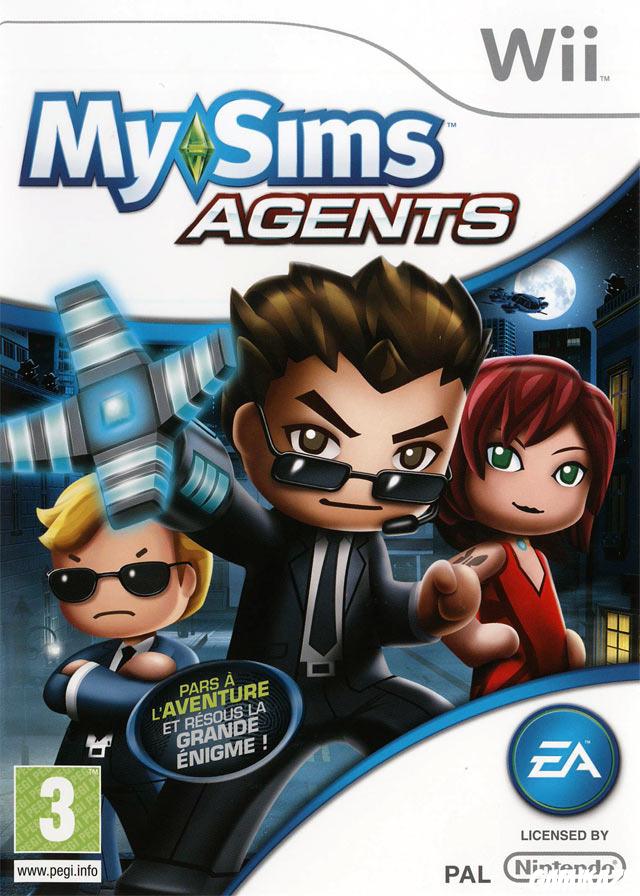 cover MySims Agents wii
