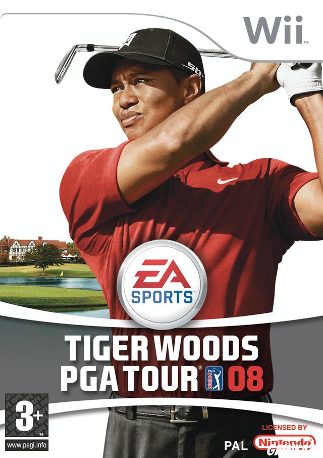 cover Tiger Woods PGA Tour 08 wii