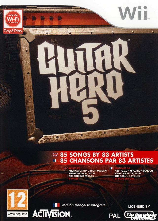 cover Guitar Hero V wii