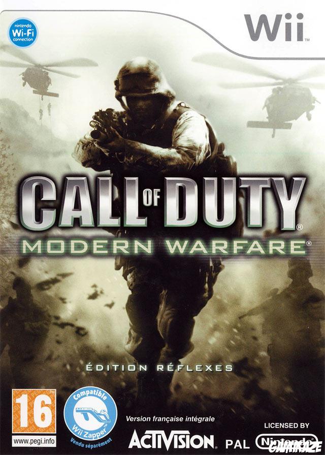 cover Call of Duty : Modern Warfare wii