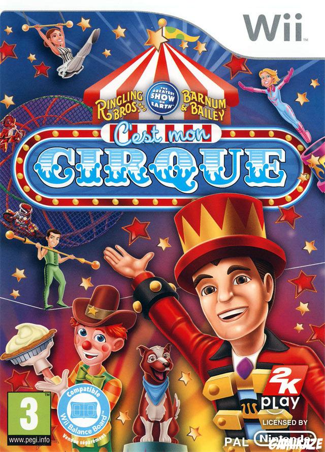 cover C'est mon Cirque wii