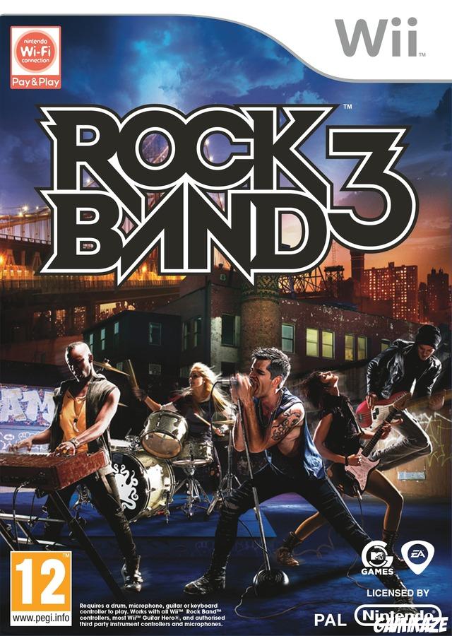 cover Rock Band 3 wii