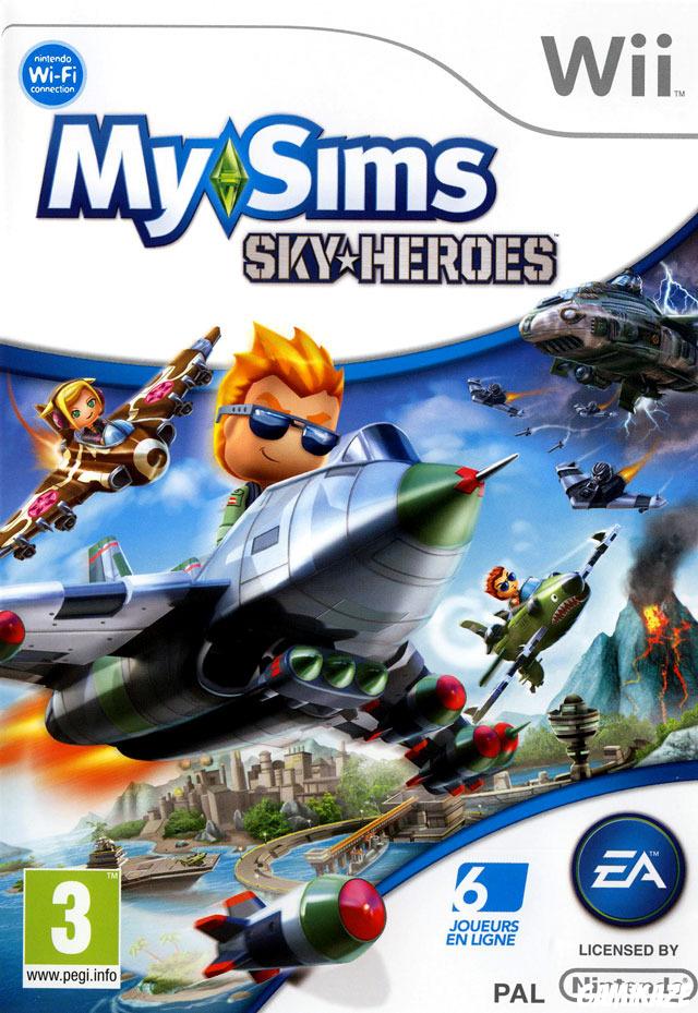 cover MySims SkyHeroes wii